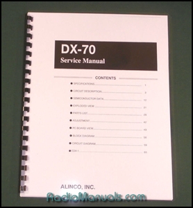 Alinco DX-70 Service Manual